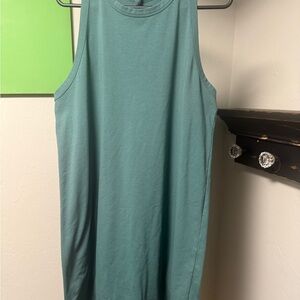 A New Day Teal Sleeveless Tshirt Dress